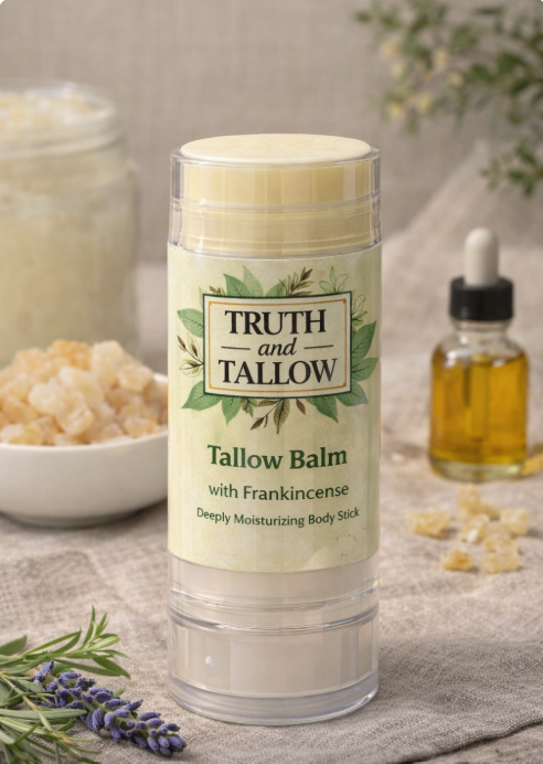 Organic Tallow Face and Lip Balm