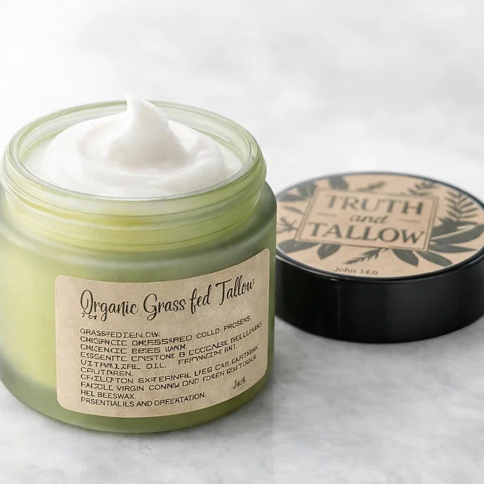 Organic Grass Fed Whipped Tallow Balm
